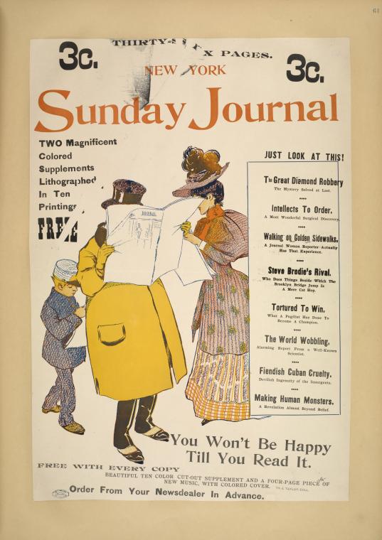 New York Sunday journal. 1895.