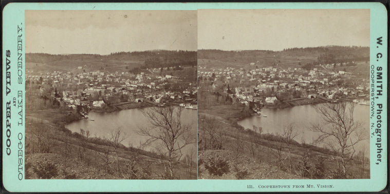 Cooperstown from Mt. Vision.