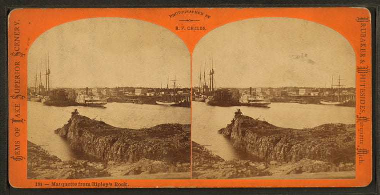 Marquette from Ripley's Rock.