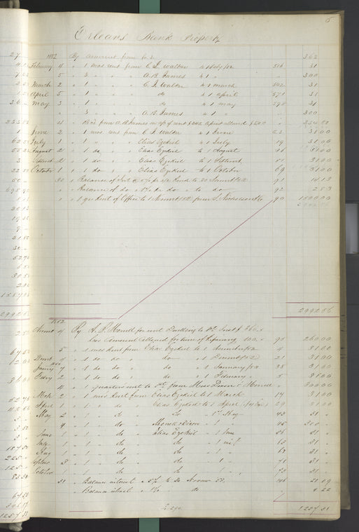 New Orleans Office: 1849-1854