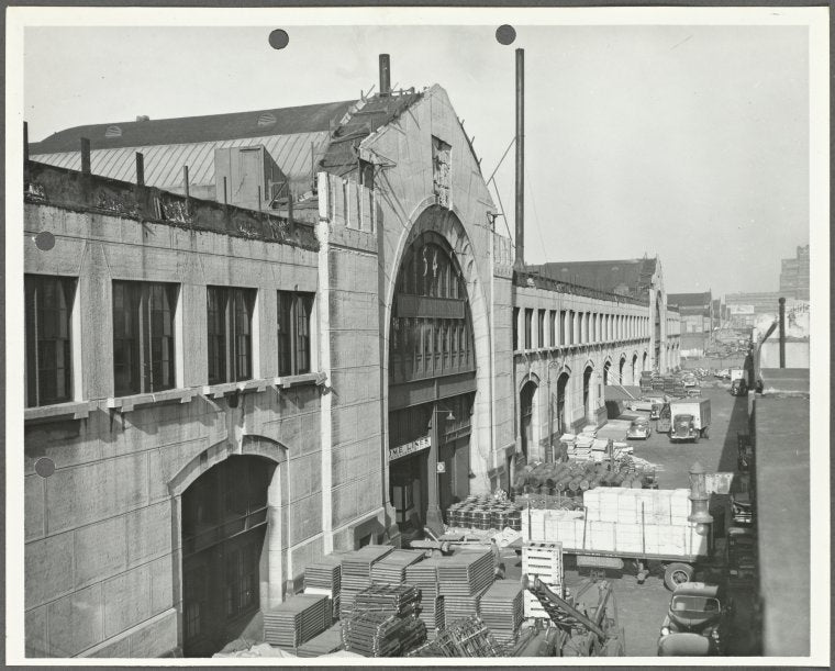 Pier 54, North River.  Building View