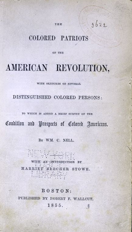 The colored patriots of the American Revolution