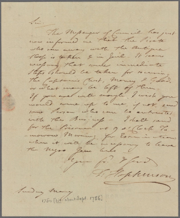 Letter to Clement Biddle