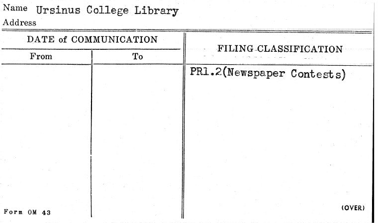 Ursinus College Library