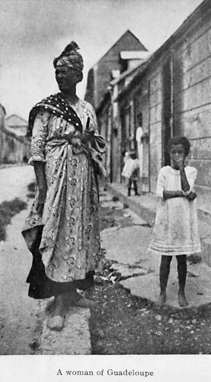 A woman of Guadeloupe.