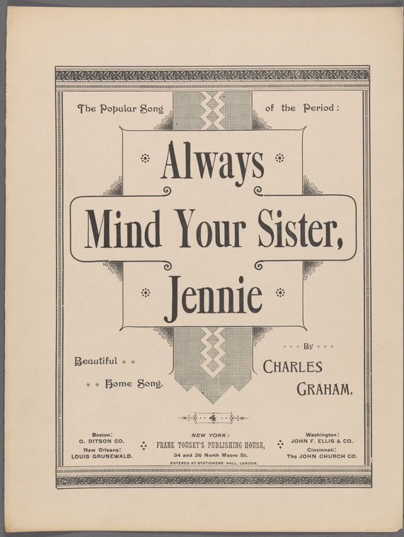 Always mind your sister Jennie