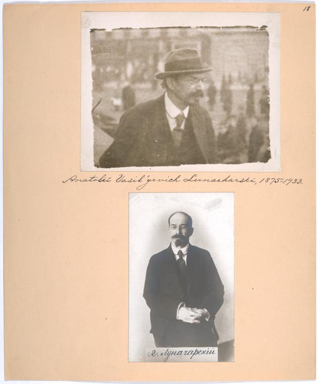 Anatolii Vasil'yevich Lunacharski, 1875-1933.A. Lunacharskii.