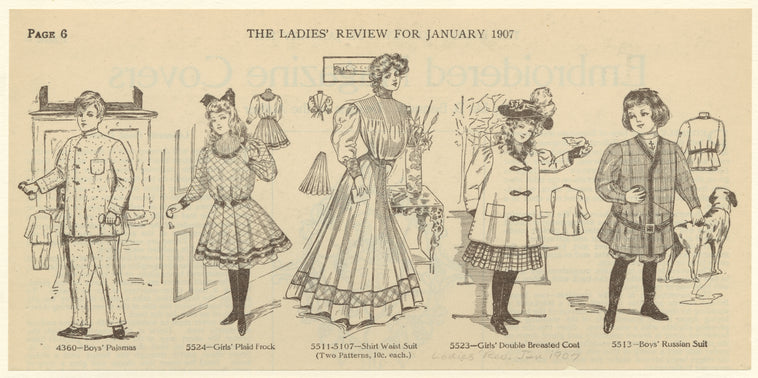 The ladies' review for January 1907