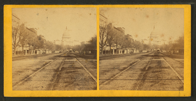 Penna. Avenue and U.S. Capitol.