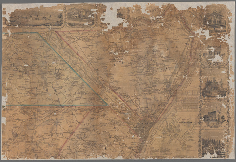 Map of Albany County, New York: from actual surveys