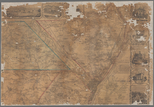 Map of Albany County, New York: from actual surveys