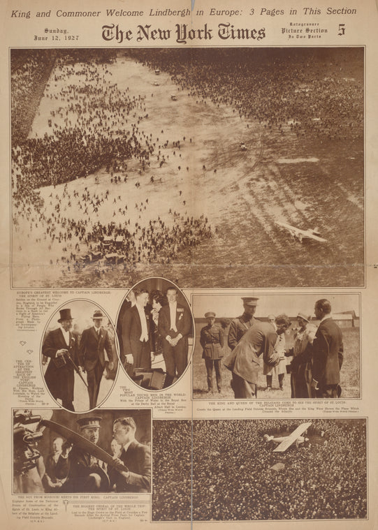 Charles A. (Charles Augustus) Lindbergh, 1902-1974.