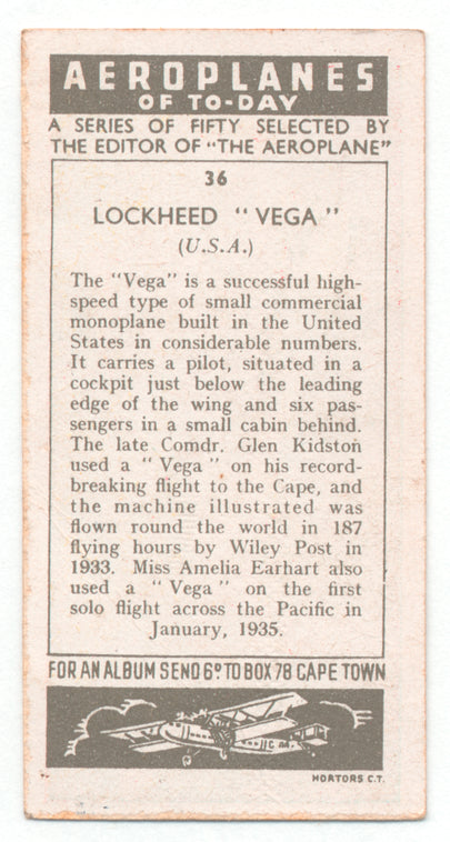 Lockheed 'Vega'.