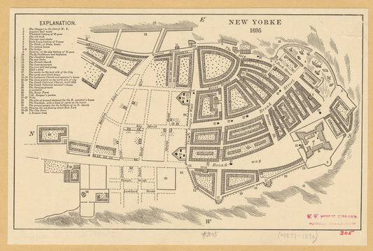 New Yorke, 1695