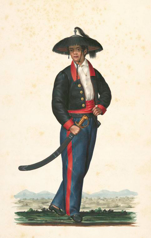 A guardia de vino: : an officer to look after the government monopolies, such as arrack and tobacco