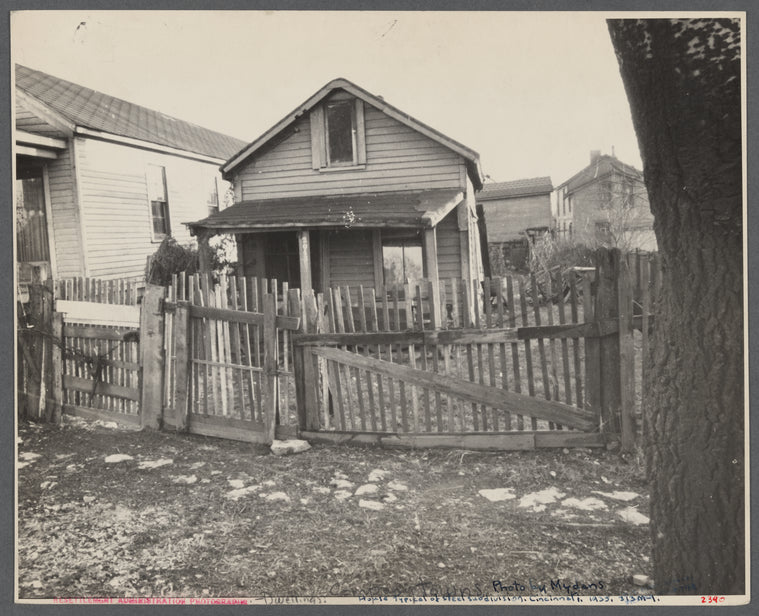 House typical of Steel Subdivision, Hamilton County, [Cincinnati,] Ohio.