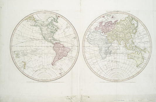 New World, or, Western Hemisphere ; Old World, or, Eastern Hemisphere.