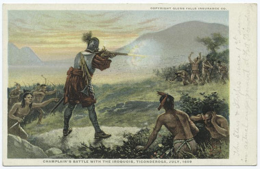 Champlain's Battle with the Iroquois, Ticonderoga, July, 1609