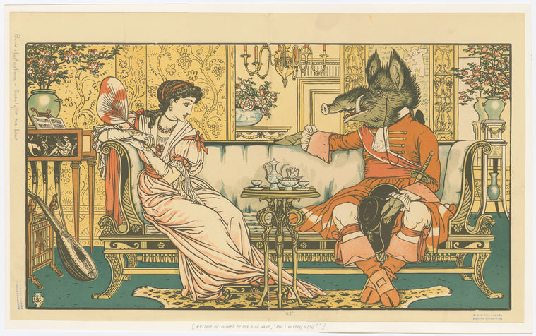 At last, he turned towards her, and said, "Am I so very ugly?"