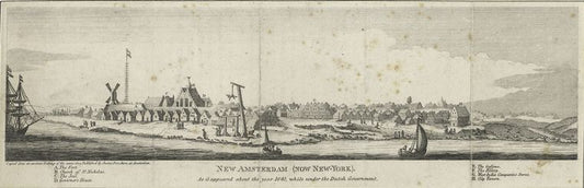 New Amsterdam (now New York) as it appeared about the year 1640