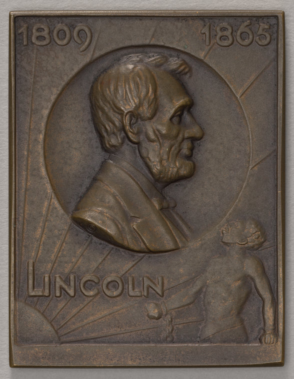 Lincoln 1809 1865 plaquette