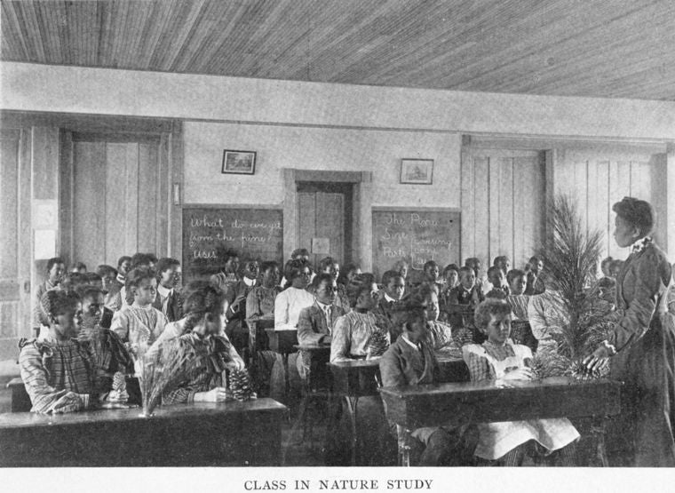 Class in nature study