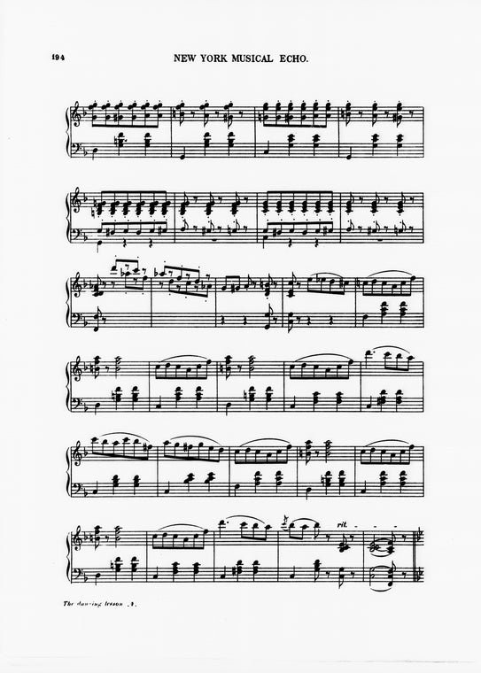 The New York musical echo
