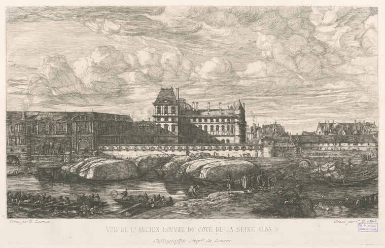 L'Ancien Louvre d'après une peinture de Zeeman.