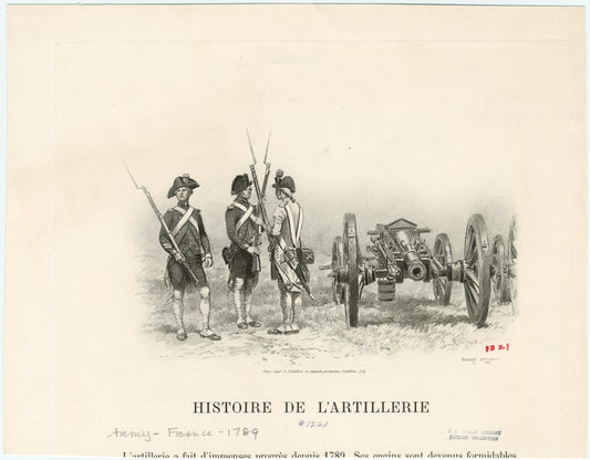 Corps royal de l'artillerie et régiments provinciaux d'artillerie