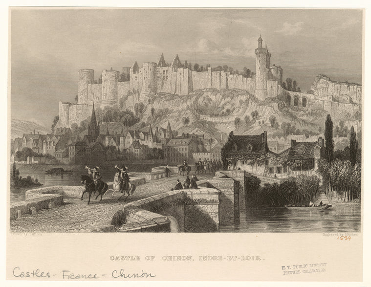 Castle of Chinon, indre-et-loir