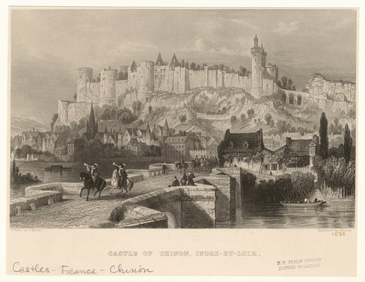 Castle of Chinon, indre-et-loir
