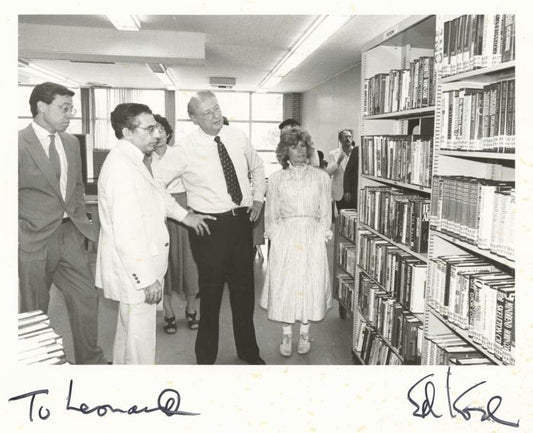 Kingsbridge, "To Leonard," Mayor Koch