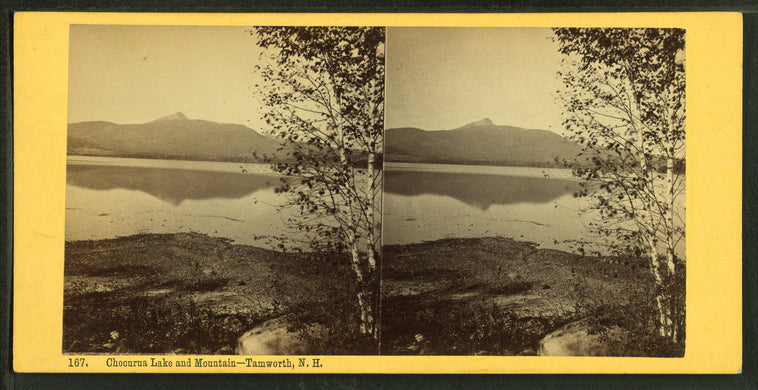 Chocorua Lake and Mountain, Tamworth, N.H.