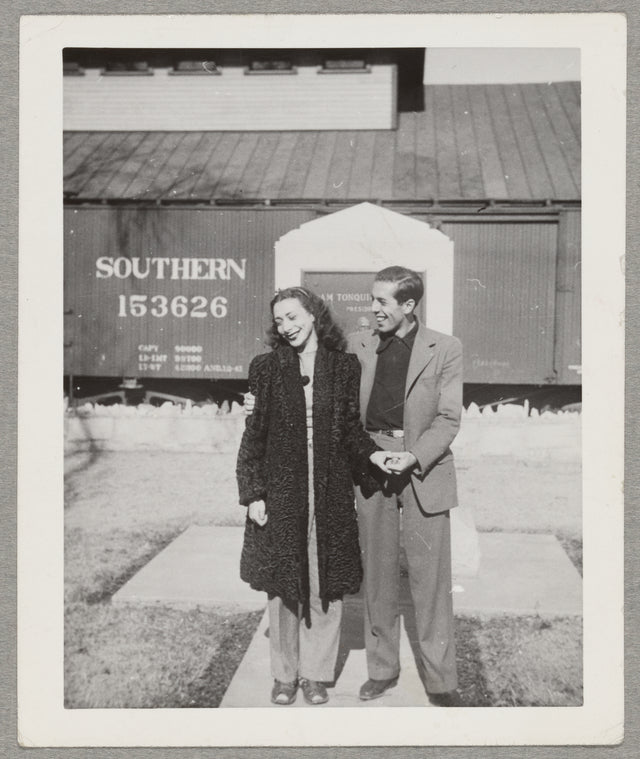 Nora Kaye and Jerome Robbins on U.S. Tour with Ballet Theatre
