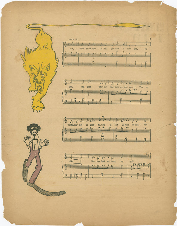 I don't know how to tell yer how I lubs yer