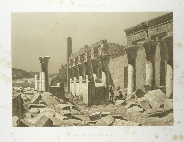 Ile de Philae, vue de Temple de Vénus Athor