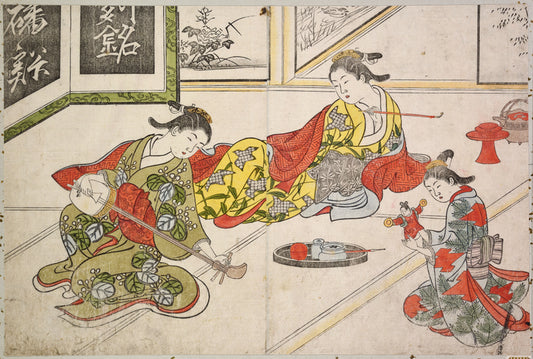 Court ladies in ordinary dress