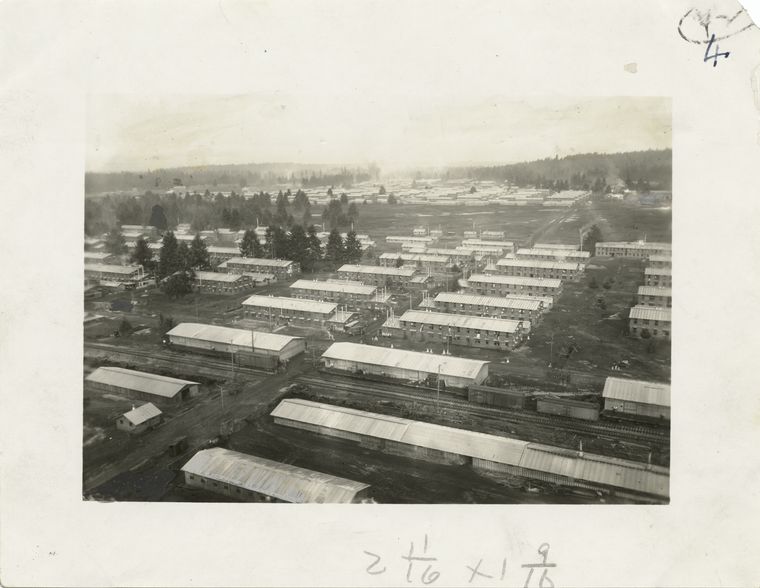 General view of Camp Lewis, Washington.