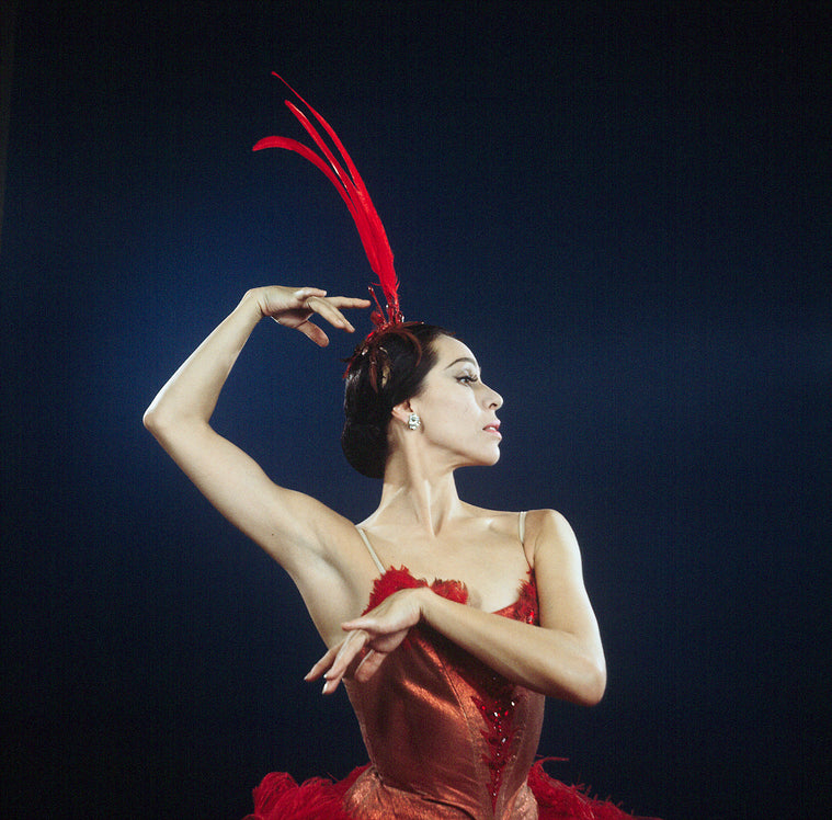 New York City Ballet - Maria Tallchief in "Firebird", choreography by George Balanchine (New York)