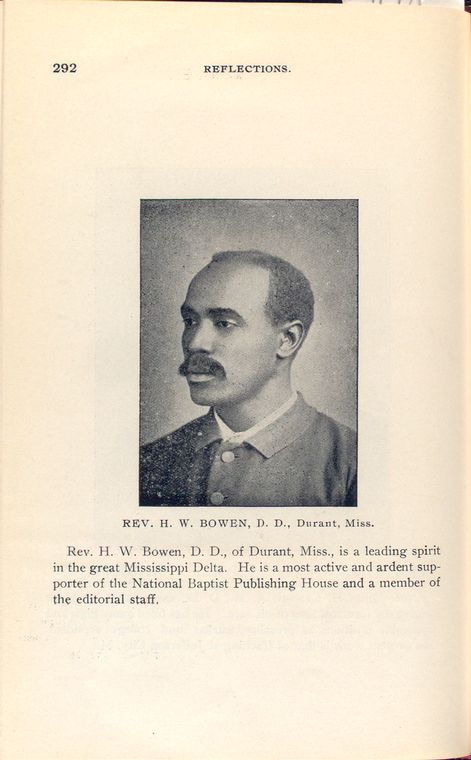 Rev. H. W. Bowen, D. D., Durant, Miss.
