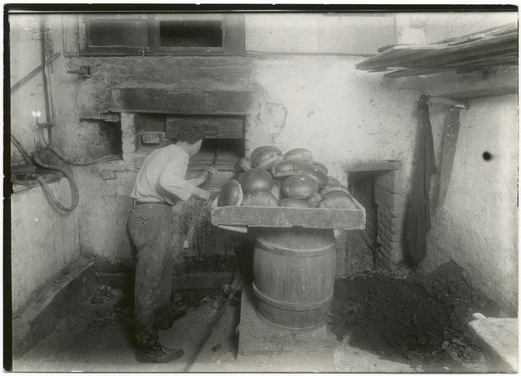 A very insanitary cellar - bakery, east side, New York