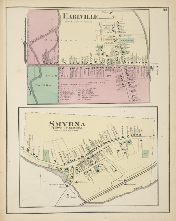 Earlville [Village]; Smyrna [Village]