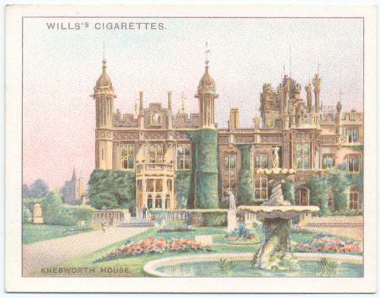 Knebworth House, Hertfordshire. The home of the Earl of Lytton.