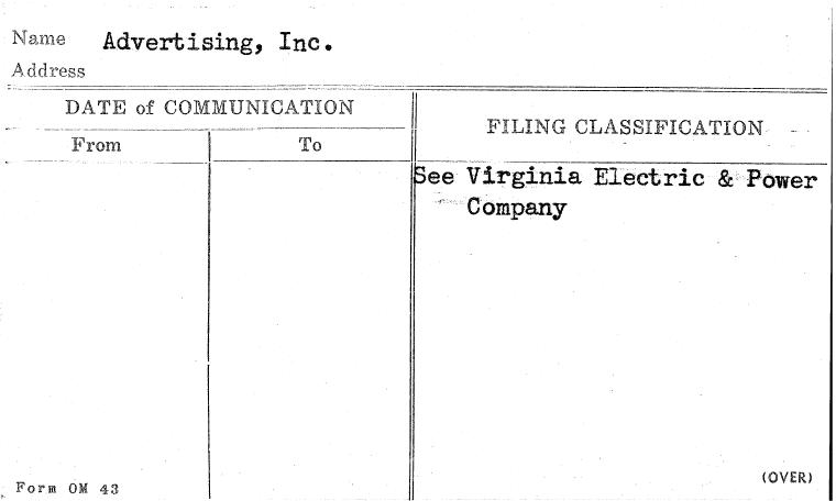 Advertising, Inc.