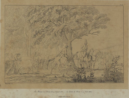 Im bivouac von Liozna den 9 August 1812