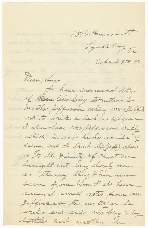 Claiborne, W. Sterling