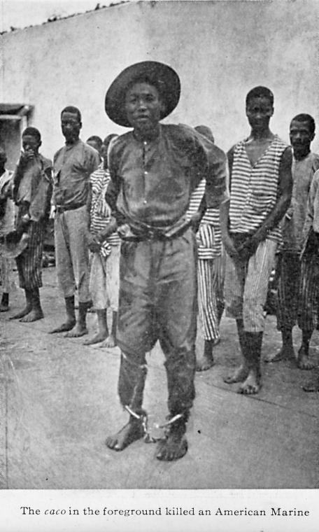 The caco in the foreground killed an American Marine.