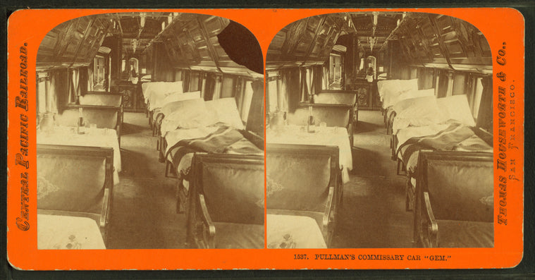 Pullman's commissary car "Gem."