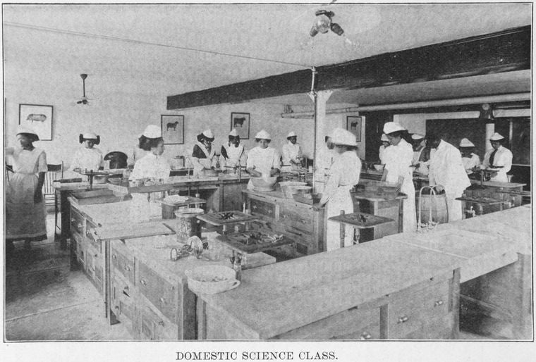 Domestic Science class.