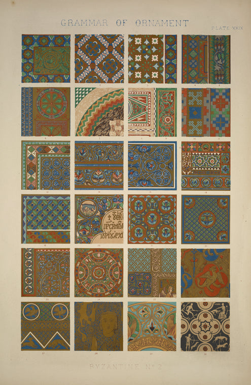 Byzantine no. 2: Painted Byzantine ornaments.